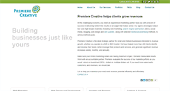 Desktop Screenshot of premierecreative.com
